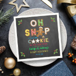 Oh Snap! Gingerbread Cookie Baby Shower Napkin<br><div class="desc">Celebrate in style with these trendy baby shower napkins. This design is easy to personalize with your special event wording and your guests will be thrilled when they see these fabulous napkins.</div>