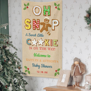 Oh Snap! Gingerbread Cookie Baby Shower Welcome Banner