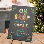 Oh Snap! Gingerbread Cookie Baby Shower Welcome Pedestal Sign<br><div class="desc">Celebrate in style with this trendy baby shower welcome sign. The design is easy to personalize with your own wording and your family and friends will be thrilled when they see this fabulous party sign. Matching party items can be found in the collection.</div>