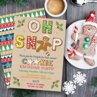 Oh Snap! Gingerbread Cookie Exchange Holiday Party