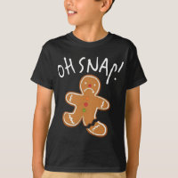 Oh Snap! Gingerbread Man Cookie Funny Broken Leg B