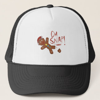 Oh Snap Gingerbread Man Trucker Hat