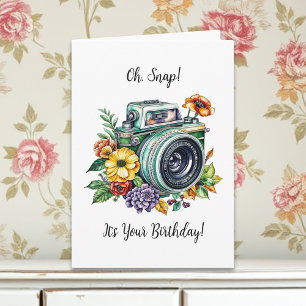 Oh, Snap It's Your Birthday! Card