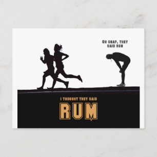 Oh Snap they said run Postcard