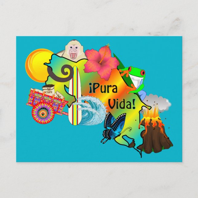 Oh So Costa Rica postcard (Front)