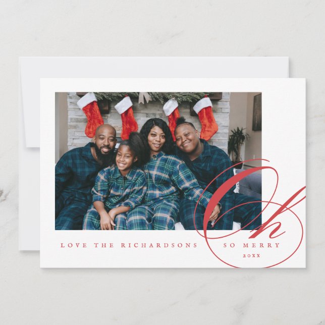 Oh So Merry Holiday Carte photo (Devant)