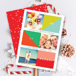 Oh So Merry Modern Colour Blocks 3 Photo Collage Holiday Card<br><div class="desc">Designed by fat*fa*tin. Easy to customize with your own text,  photo or image. For custom requests,  please contact fat*fa*tin directly. Custom charges apply.

www.zazzle.com/fat_fa_tin
www.zazzle.com/color_therapy
www.zazzle.com/fatfatin_blue_knot
www.zazzle.com/fatfatin_red_knot
www.zazzle.com/fatfatin_mini_me
www.zazzle.com/fatfatin_box
www.zazzle.com/fatfatin_design
www.zazzle.com/fatfatin_ink</div>