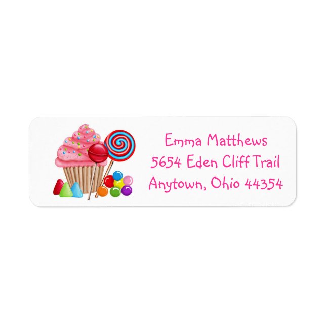 Oh Sweet Candyland  Address Labels (Front)