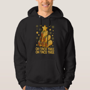 Oh Taco Tree Mexican Food Taco  Christmas Hoodie