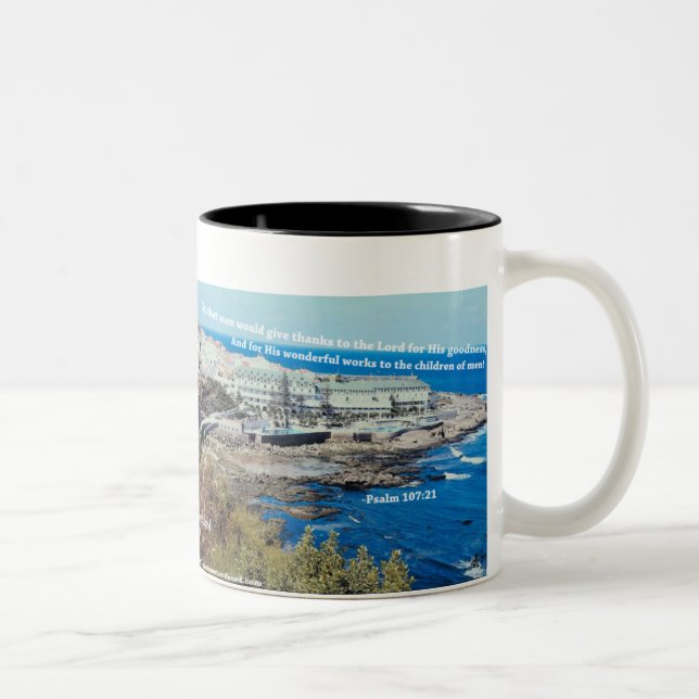 Oh That Men Would Give Thanks Two-Tone Coffee Mug (Right)