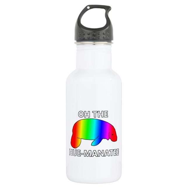 Oh the HUE-MANATEE 532 Ml Water Bottle (Front)
