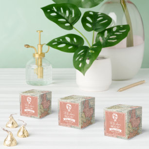 "Oh The Places She'll Go!" Travel Map Baby Shower Favor Box