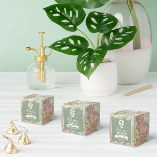 "Oh The Places They'll Go!" Travel Map Baby Shower Favor Box