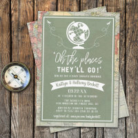 "Oh The Places They'll Go!" Travel Map Baby Shower