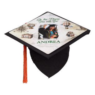 Oh, The Places You Will Go Graduation Party Cap Topper