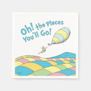 Oh! The Places You'll Go! Boy Birthday Napkins