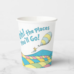 Oh! The Places You'll Go!  Boy Birthday Paper Cups