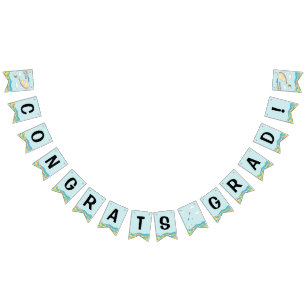 Oh, The Places You'll Go! Graduation Bunting Flags