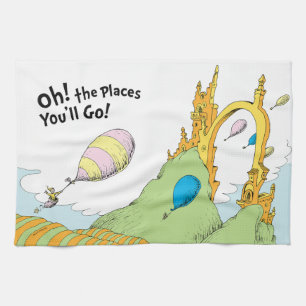 Oh! The Places You'll Go! Kitchen Towel