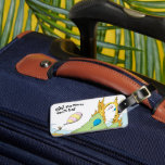 Oh! The Places You'll Go! Luggage Tag<br><div class="desc">Are you ready to soar to high heights and see great sights? This must-have item features the legendary imagery from Oh, the Places You'll Go!, capturing that iconic moment of drifting toward grand adventures and soaring past golden arches. It’s the perfect companion for anyone standing at the starting line of...</div>