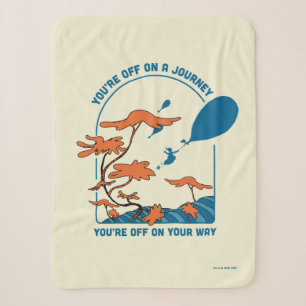 Oh, The Places You'll Go! "Off on a Journey" Sherpa Blanket