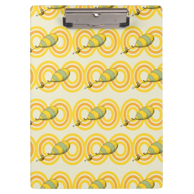 Oh, the Places You'll Go | Orange Pattern Clipboard (Front)