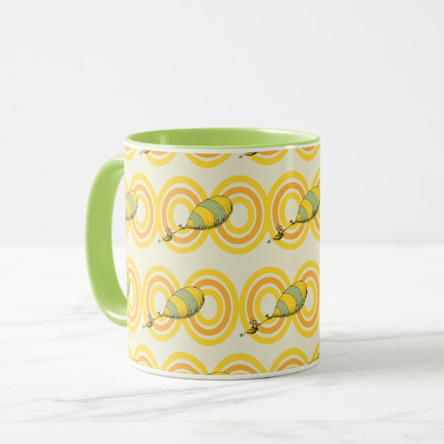 Oh, the Places You'll Go | Orange Pattern Mug (Front Left)