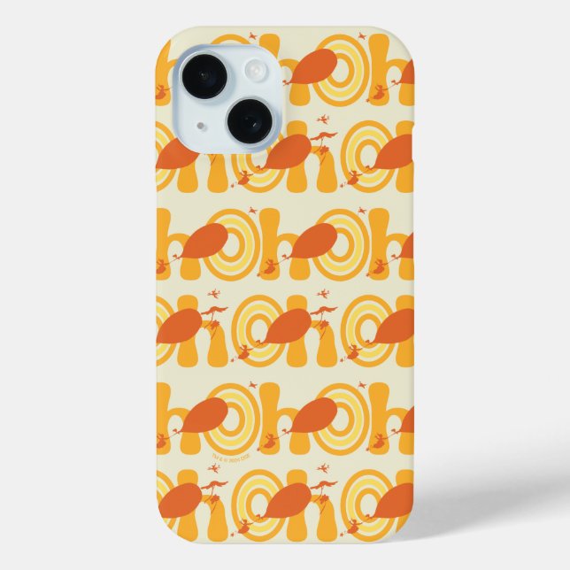 Oh, the Places You'll Go | Orange Text Pattern Case-Mate iPhone Case (Back)