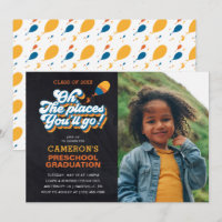 Oh, The Places You'll Go! Retro Graduation Photo