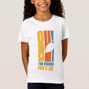 Oh, The Places You'll Go! Tall Retro Typography T-Shirt