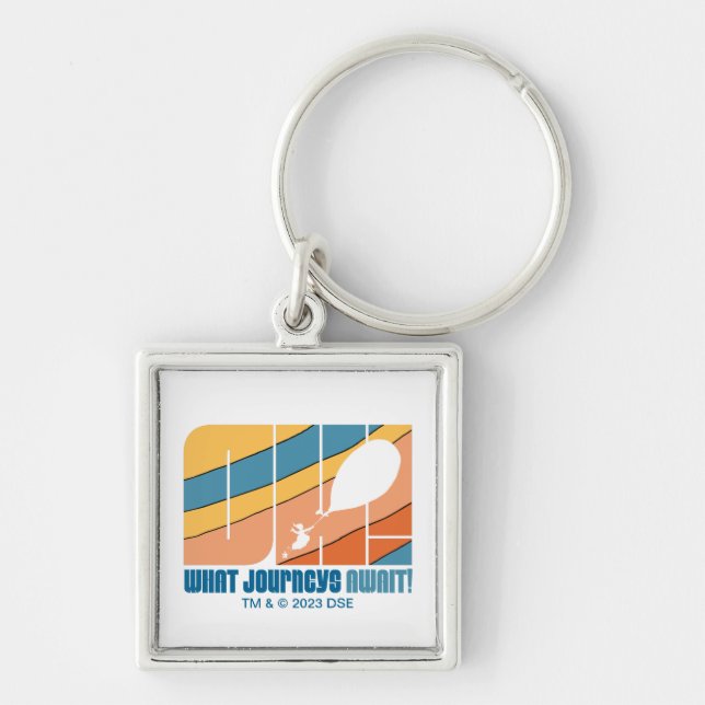 Oh, The Places You'll Go! "What Journeys Await" Keychain (Front)