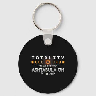 Oh Total Solar Eclipse 2024 Keychain