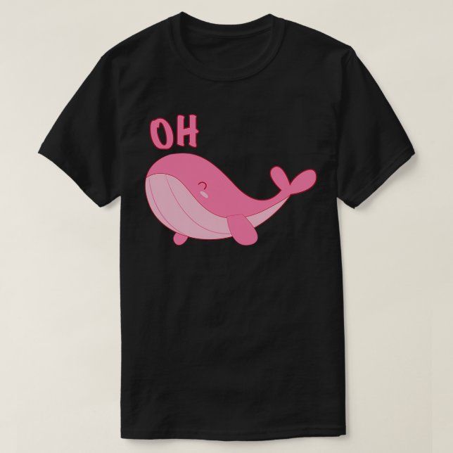 Oh Whale pink 1 T-Shirt (Design Front)