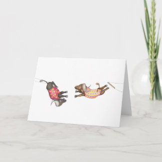 Oh what a circus! buffalo trapeze artists card