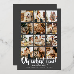 Oh What Fun 12 Photo Christmas Holiday Season