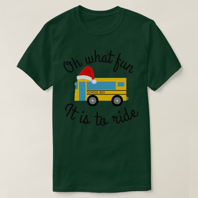 Oh what fun bus T-Shirt (Design Front)