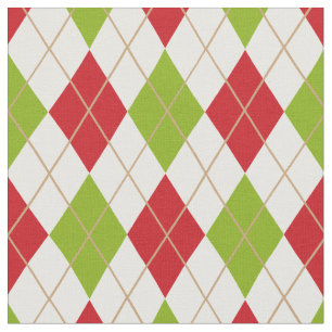 Oh What Fun! Christmas argyle fabric