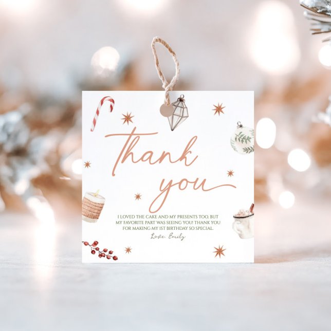 Oh What Fun Christmas Birthday Gift Tag (Creator Uploaded)