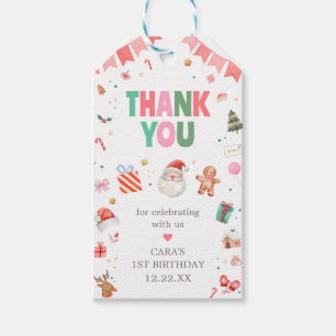Oh What Fun Christmas Birthday Party Favour Tags