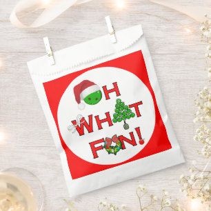 Oh What Fun Christmas Pickleball X-Mas Party Favou Favour Bag