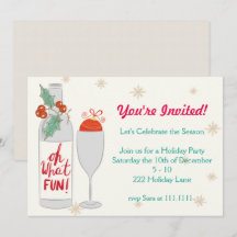 Oh What Fun Holiday Invite