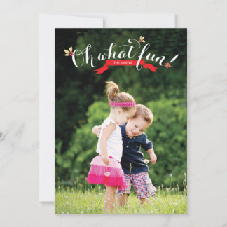 Oh what fun | Holiday Photo Card