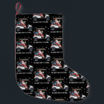 Oh What Fun Is It To Ride Santa Driving Golf Cart  Small Christmas Stocking<br><div class="desc">Oh What Fun Is It To Ride Santa Driving Golf Cart Christmas</div>