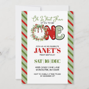 Oh What Fun It Is To Be One Invitation