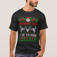 Oh What Fun It Is To Ride Motorcycle Ugly Christma