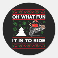 Oh What Fun It Is To Ride Santa Motocross Dirt Bik