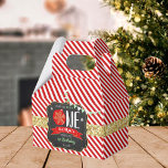 Oh What Fun To Be One! Christmas 1st Birthday Favor Box<br><div class="desc">Celebrate in style with these trendy 1st birthday party favour boxes. The design is easy to personalize with your own wording and your family and friends will be thrilled when they receive this fabulous party favour boxes.</div>