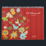 Oh Whimsical! Custom Flexi Calendar 2012<br><div class="desc">All original illustrations by fat*fa*tin. Great as a gift. Easy to customize with your own months (start and end date), text, images and style. Get one to brighten up your wall now! This calendar can be customized to any month and year as you wish. Click on "edit" under "date style...</div>