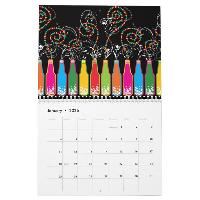 Oh Whimsical! Custom Flexi Calendar 2012 (Jan 2026)