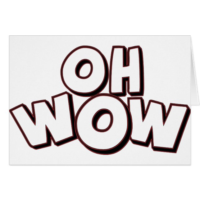 Oh Wow (Front Horizontal)